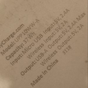 37 wh my portable charger